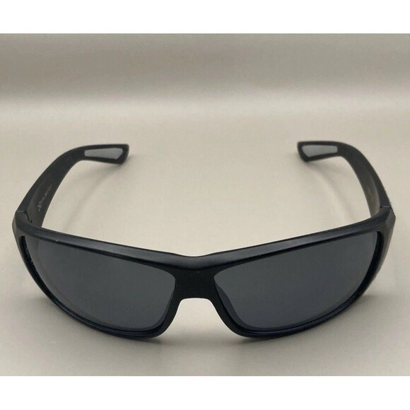 Xloop Mens Wrap Around Biker Style Plastic Sport Sunglasses Black Grey Black - Picture 1 of 7